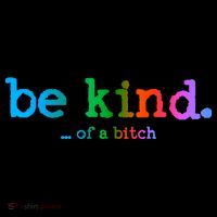 Be Kind ...Of A Bitch Retro Women's Hoodie thumb 2