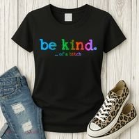 Be Kind ...Of A Bitch Retro Women's T-Shirt thumb 3