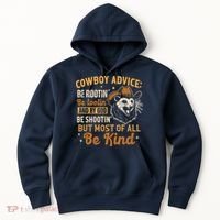 Be Kind Opossum Cow Advice Rootin Tootin Possum Lover Hoodie thumb 0