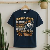 Be Kind Opossum Cow Advice Rootin Tootin Possum Lover T-Shirt thumb 2