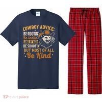 Be Kind Opossum Cow Advice Rootin Tootin Possum Lover Pajama Set thumb 0