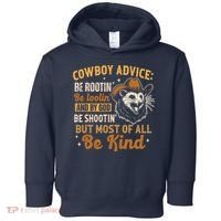 Be Kind Opossum Cow Advice Rootin Tootin Possum Lover Toddler Hoodie thumb 0