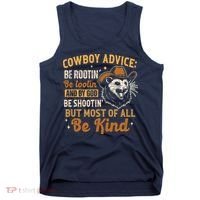 Be Kind Opossum Cow Advice Rootin Tootin Possum Lover Tank Top thumb 0