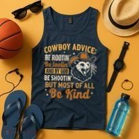 Be Kind Opossum Cow Advice Rootin Tootin Possum Lover Tank Top thumb 4
