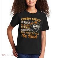 Be Kind Opossum Cow Advice Rootin Tootin Possum Lover Kids T-Shirt thumb 2