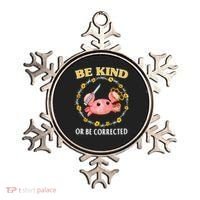 Be Kind Or Be Corrected Funny Crab Meme 1 Ornament thumb 0