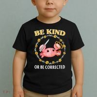 Be Kind Or Be Corrected Funny Crab Meme 1 Toddler T-Shirt thumb 2