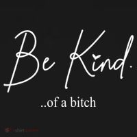 Be Kind Of A Bitch Funny Women's Long Sleeve Shirt thumb 2