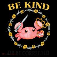 Be Kind Or Be Corrected Funny Crab Meme Women's Tank Top thumb 5