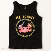 Be Kind Or Be Corrected Funny Crab Meme Tank Top thumb 2