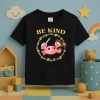 Be Kind Or Be Corrected Funny Crab Meme Toddler T-Shirt thumb 3