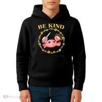 Be Kind Or Be Corrected Funny Crab Meme Kids Hoodie thumb 4