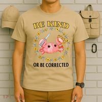 Be Kind Or Be Corrected Funny Crab Meme T-Shirt thumb 6