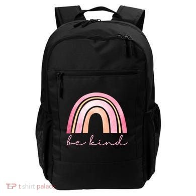 Be Kind Pink Rainbow Cute Gift Backpack
