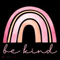 Be Kind Pink Rainbow Cute Gift Bucket Hat thumb 4