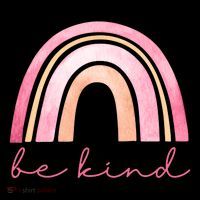 Be Kind Pink Rainbow Cute Gift Coffee Mug thumb 5
