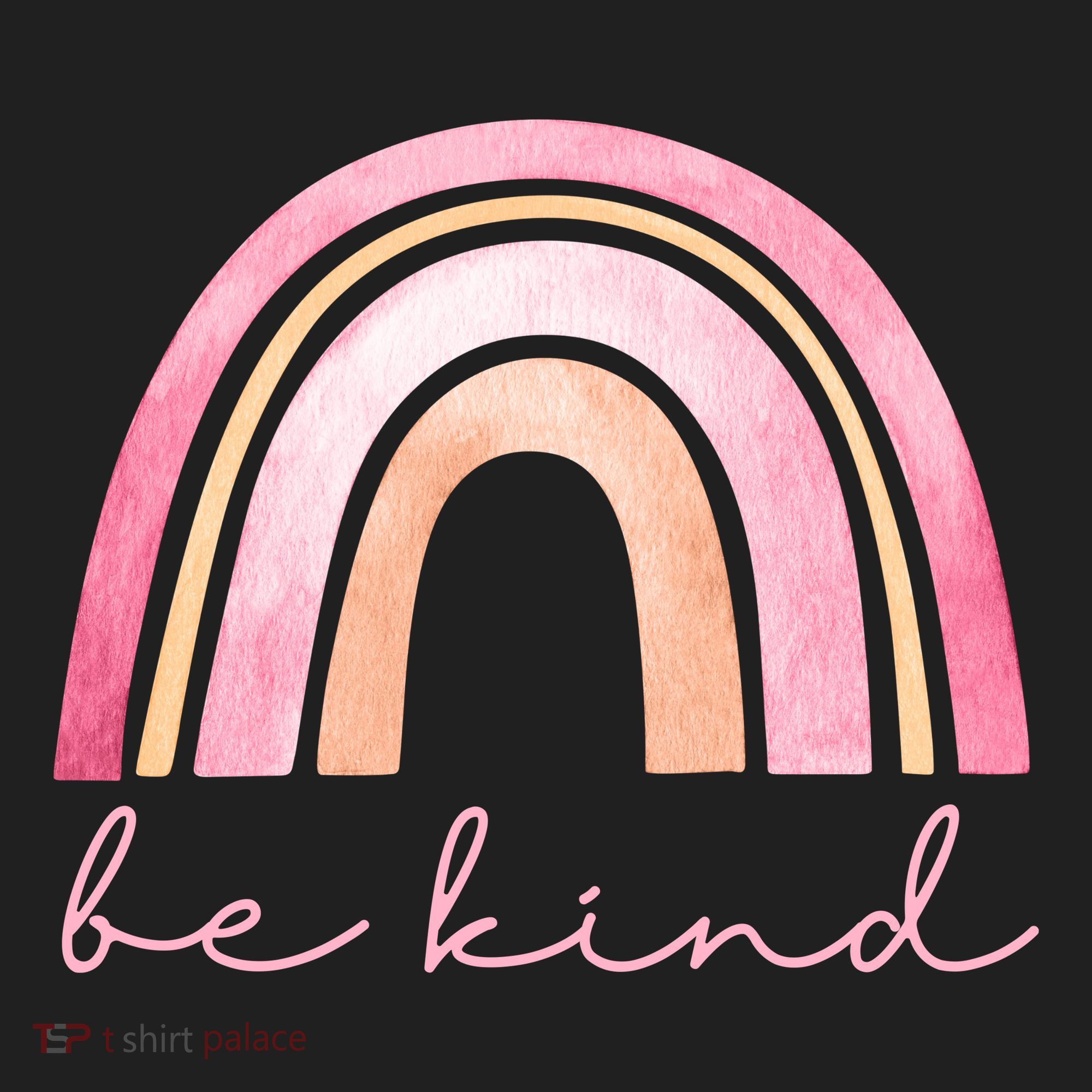 Be Kind Pink Rainbow Cute Gift Beanie