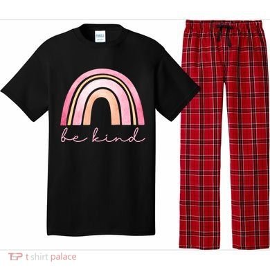 Be Kind Pink Rainbow Cute Gift Pajama Set