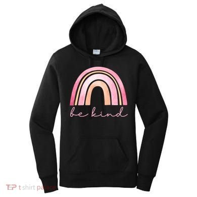 Be Kind Pink Rainbow Cute Gift Women's Hoodie
