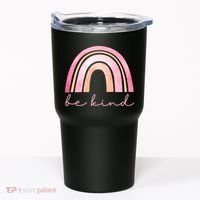 Be Kind Pink Rainbow Cute Gift Tumbler thumb 0