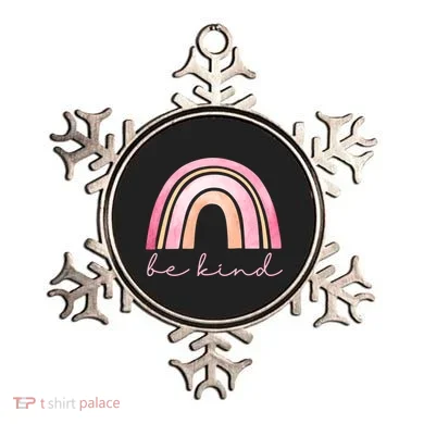Be Kind Pink Rainbow Cute Gift Ornament