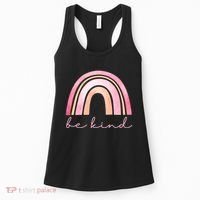Be Kind Pink Rainbow Cute Gift Women's Tank Top thumb 0