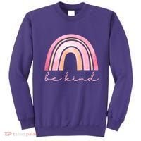 Be Kind Pink Rainbow Cute Gift Sweatshirt thumb 0