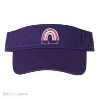 Be Kind Pink Rainbow Cute Gift Visor thumb 0