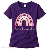 Be Kind Pink Rainbow Cute Gift Women's T-Shirt thumb 0