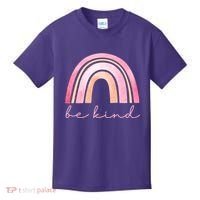 Be Kind Pink Rainbow Cute Gift Kids T-Shirt thumb 0