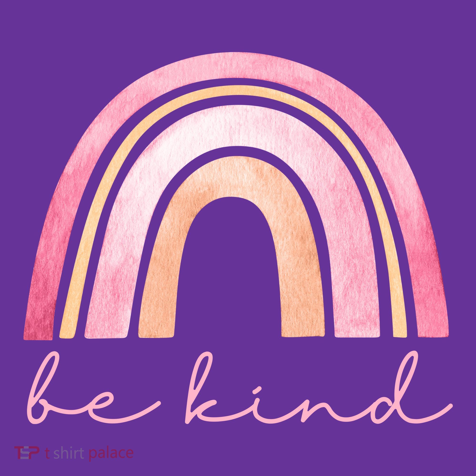 Be Kind Pink Rainbow Cute Gift Kids T-Shirt