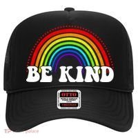 Be Kind Rainbow Positive Quote Hat thumb 0