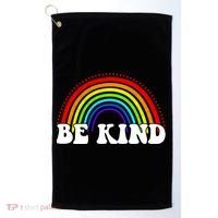 Be Kind Rainbow Positive Quote Golf Towel thumb 0