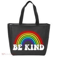 Be Kind Rainbow Positive Quote Tote Bag thumb 0