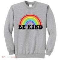 Be Kind Rainbow Positive Quote Sweatshirt thumb 0
