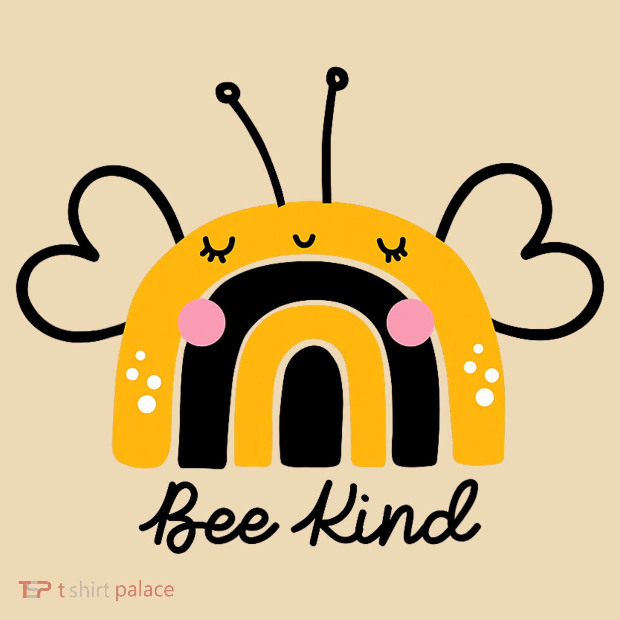 Bee Kind Rainbow Honey Bumble Bee Kindness Tote Bag