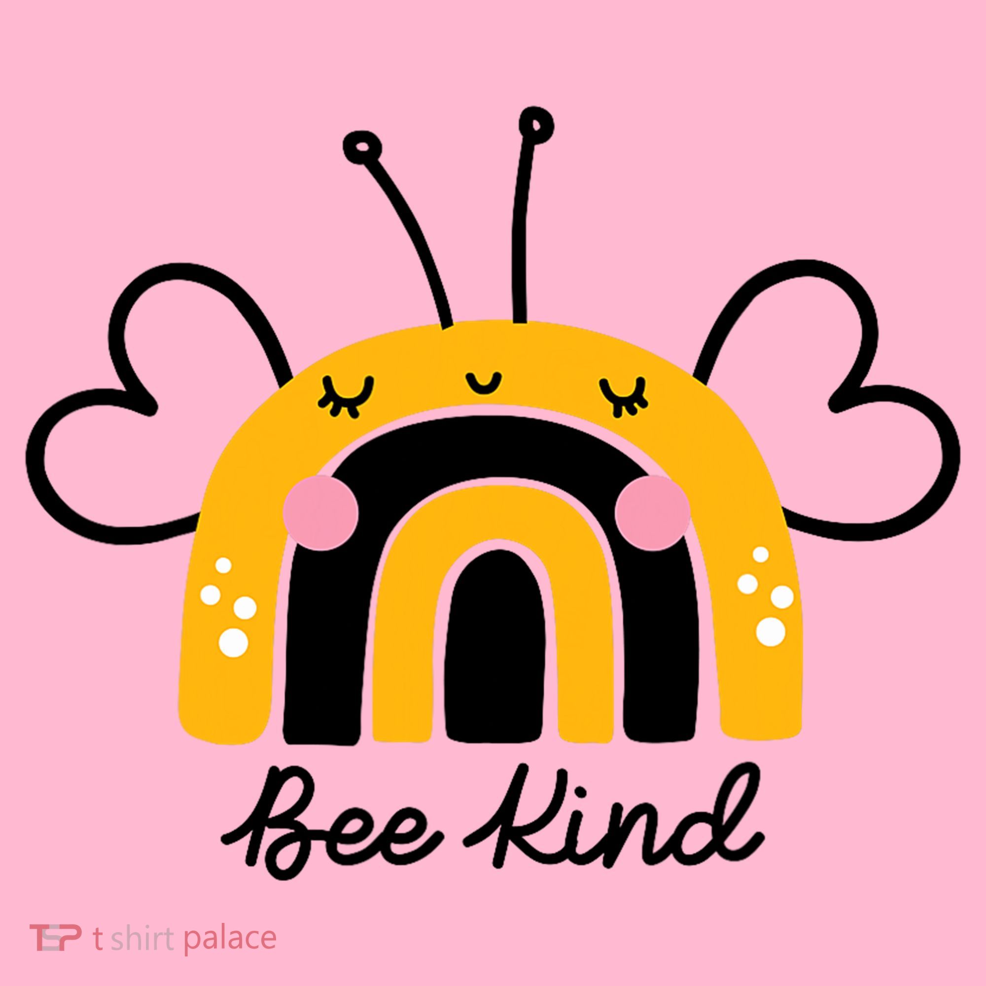 Bee Kind Rainbow Honey Bumble Bee Kindness Coaster