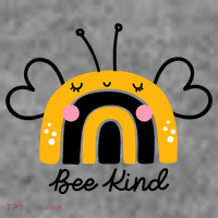 Bee Kind Rainbow Honey Bumble Bee Kindness Toddler Hoodie thumb 2