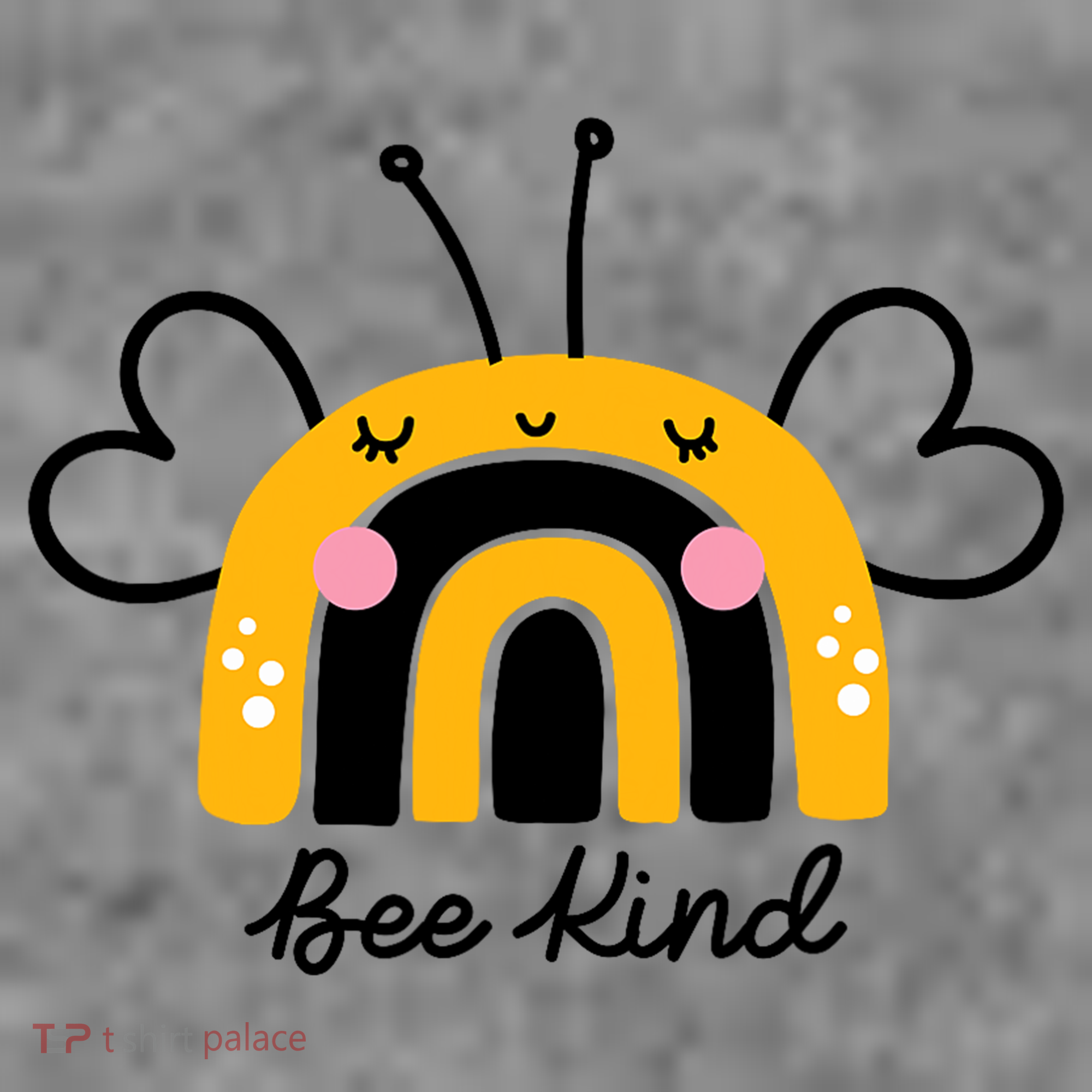 Bee Kind Rainbow Honey Bumble Bee Kindness Toddler Hoodie