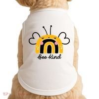 Bee Kind Rainbow Honey Bumble Bee Kindness Doggie Tank thumb 0