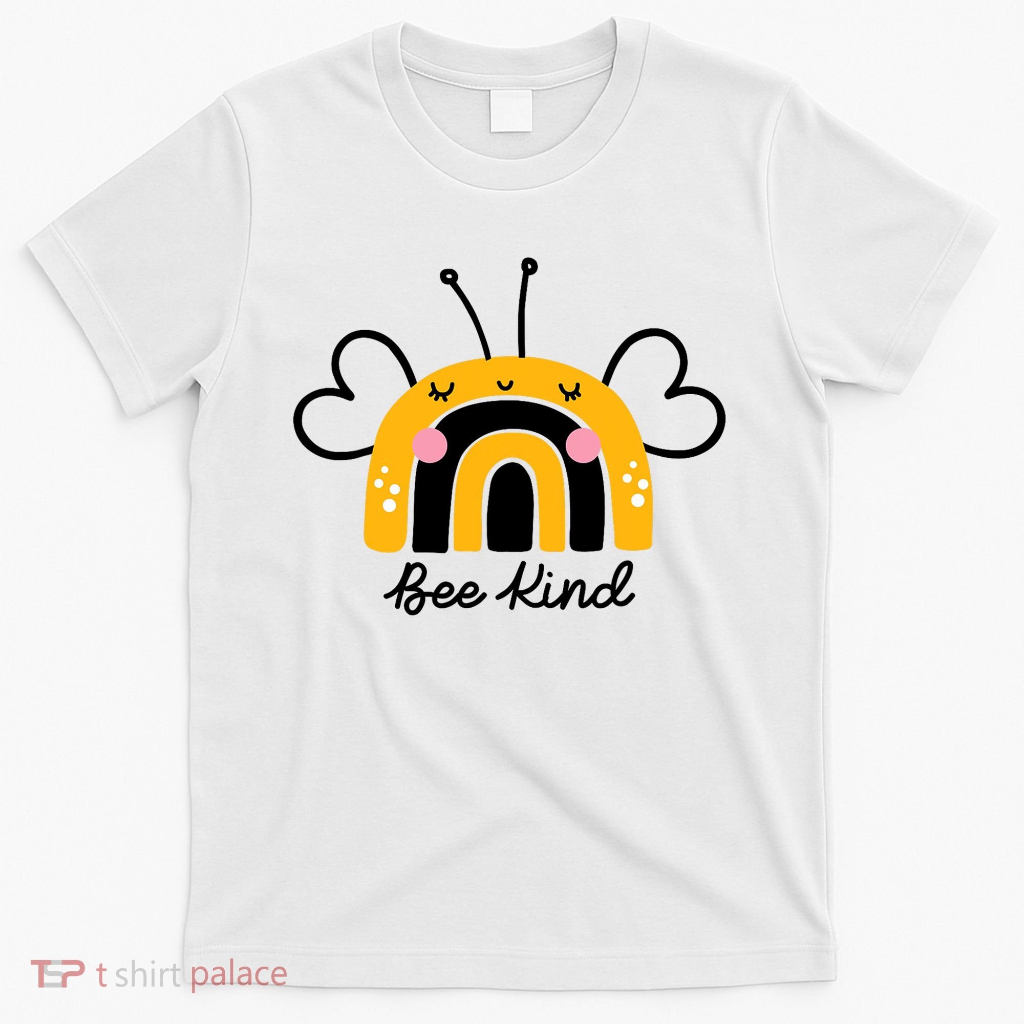 Bee Kind Rainbow Honey Bumble Bee Kindness T-Shirt