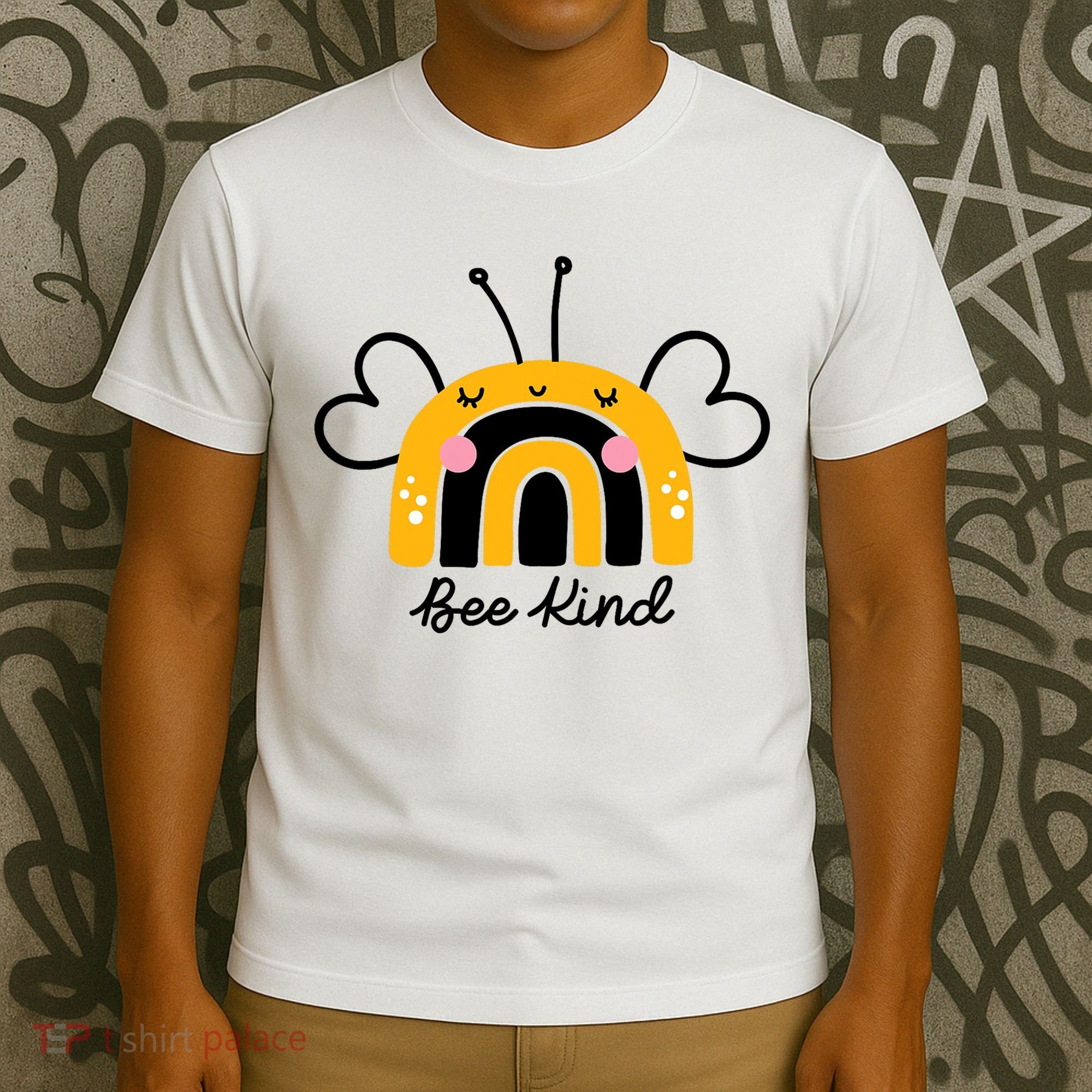 Bee Kind Rainbow Honey Bumble Bee Kindness T-Shirt
