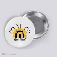 Bee Kind Rainbow Honey Bumble Bee Kindness Button thumb 0