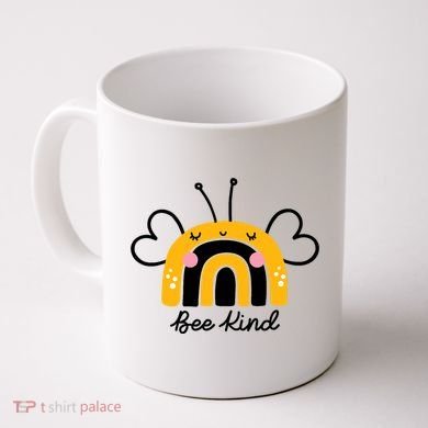 Bee Kind Rainbow Honey Bumble Bee Kindness Coffee Mug