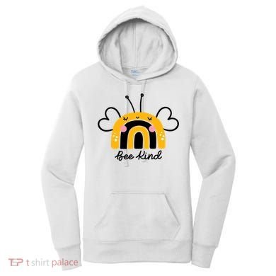 Bee Kind Rainbow Honey Bumble Bee Kindness Women's Hoodie