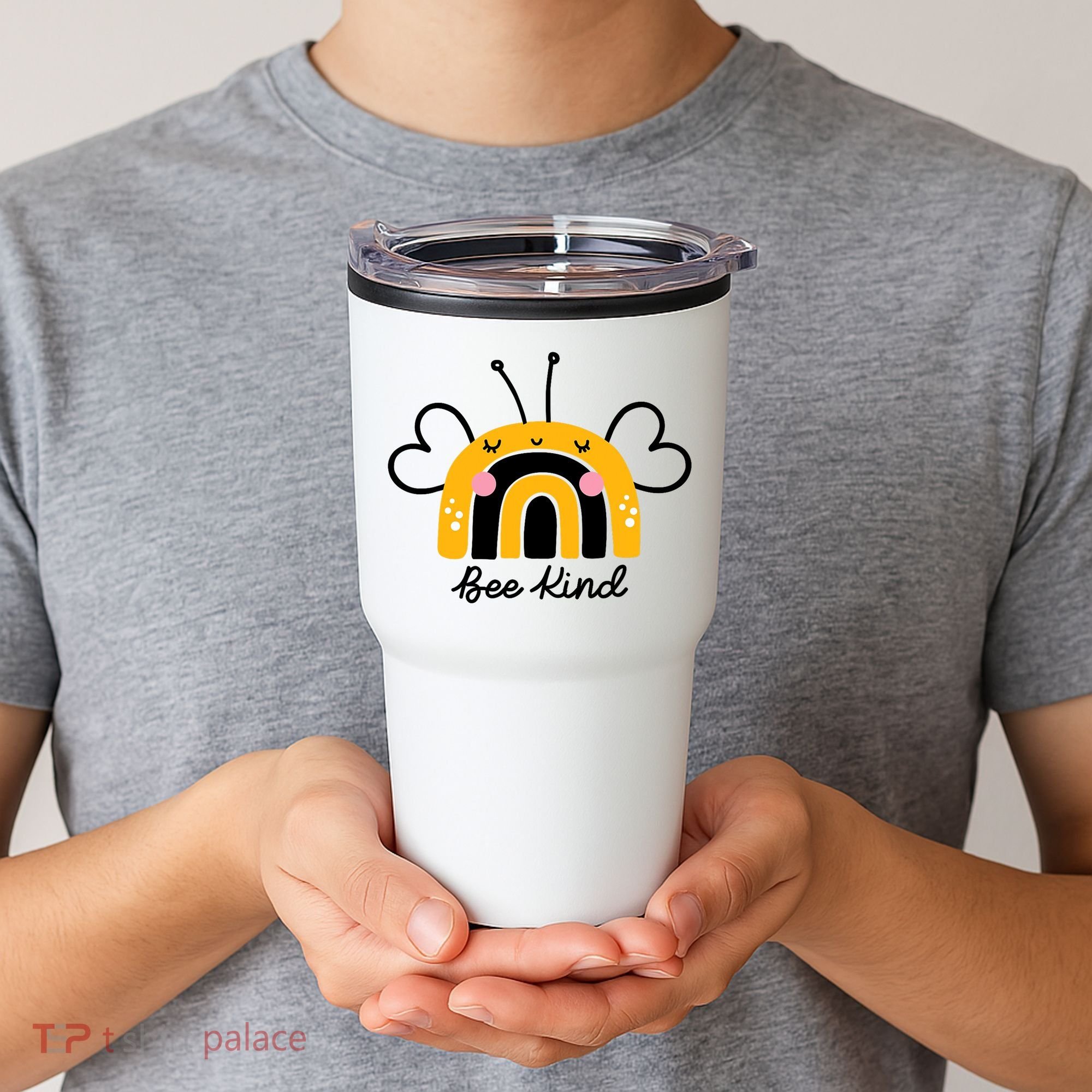 Bee Kind Rainbow Honey Bumble Bee Kindness Tumbler