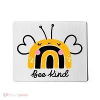 Bee Kind Rainbow Honey Bumble Bee Kindness Mousepad thumb 0