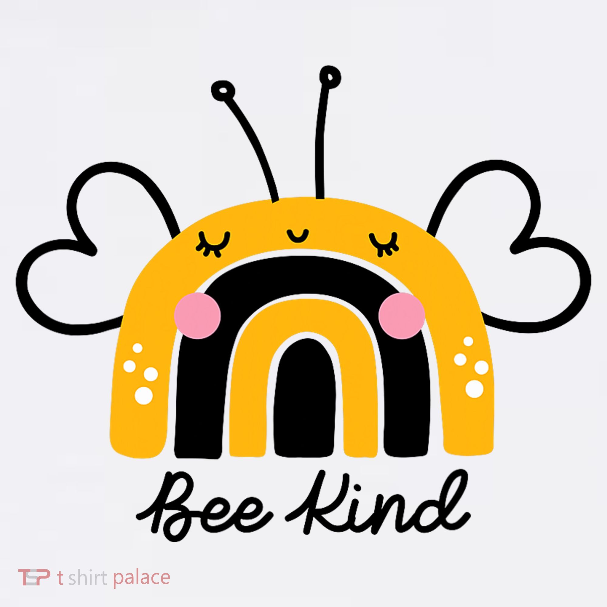 Bee Kind Rainbow Honey Bumble Bee Kindness Mousepad