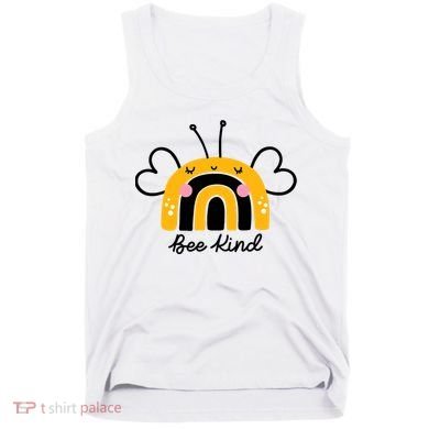 Bee Kind Rainbow Honey Bumble Bee Kindness Tank Top