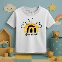 Bee Kind Rainbow Honey Bumble Bee Kindness Toddler T-Shirt thumb 3